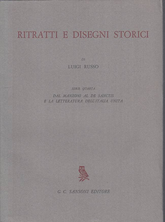 LS- RITRATTI E DISEGNI STORICI - RUSSO - SANSONI --- 1965 - BS - YTS722
