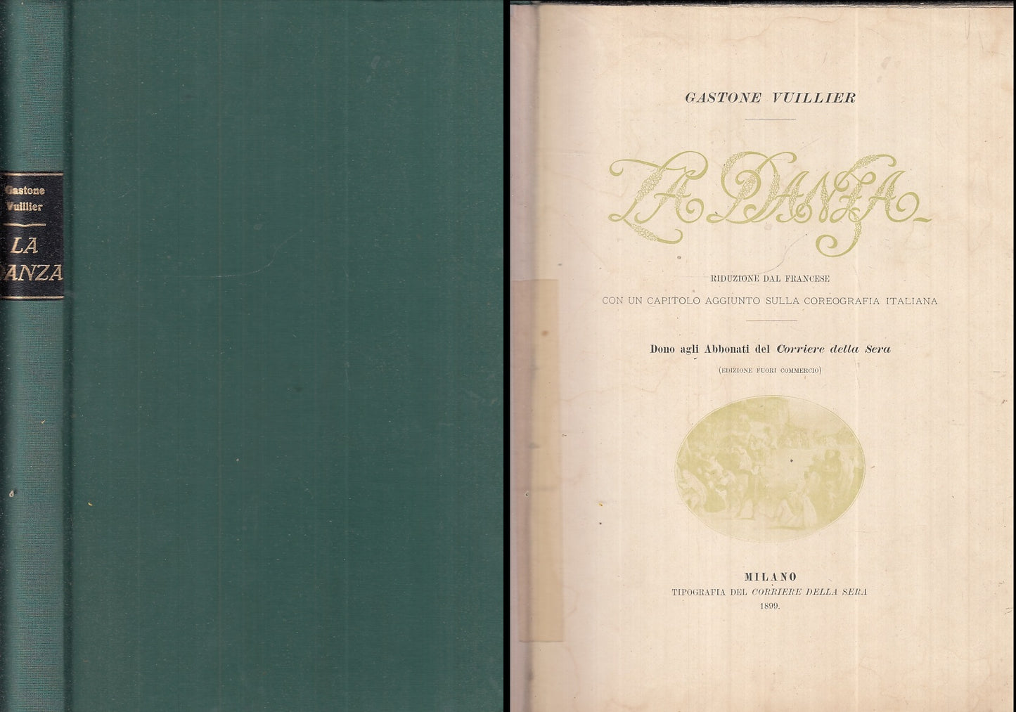 LZ- LA DANZA ABBONATI - GASTONE VUILLIER- CORRIERE DELLA SERA--- 1899- C- YFS868