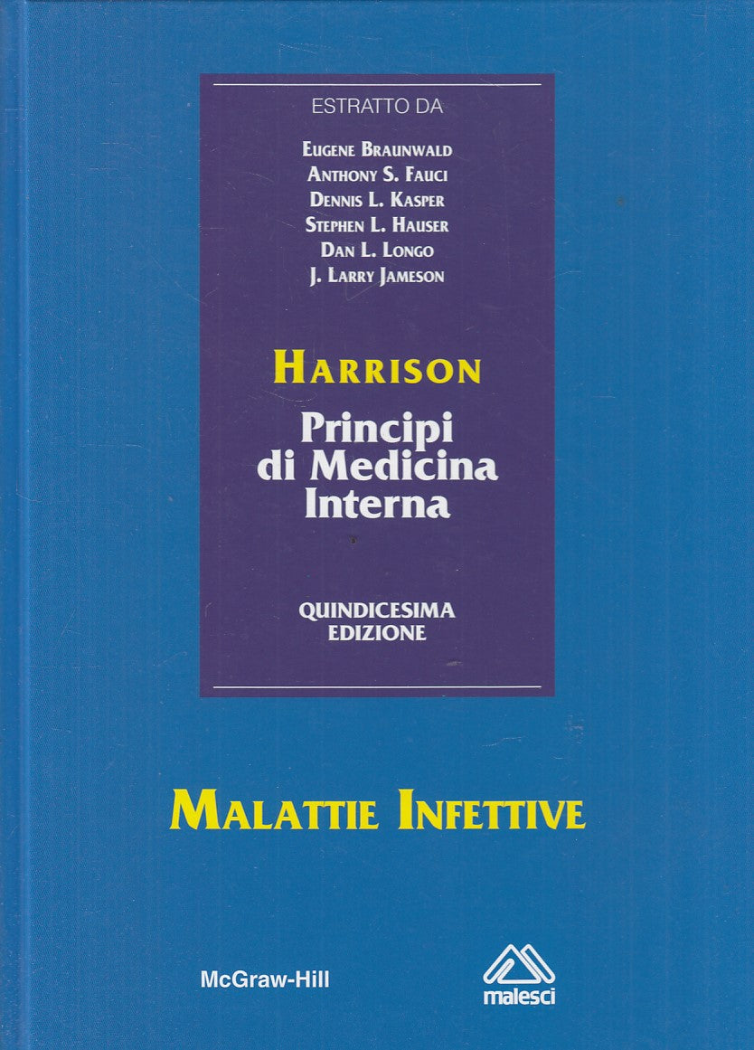 LZ- PRINCIPI MEDICINA INTERNA MALATTIE INFETTIVE-- MCGRAW HILL--- 2002- C-YFS861