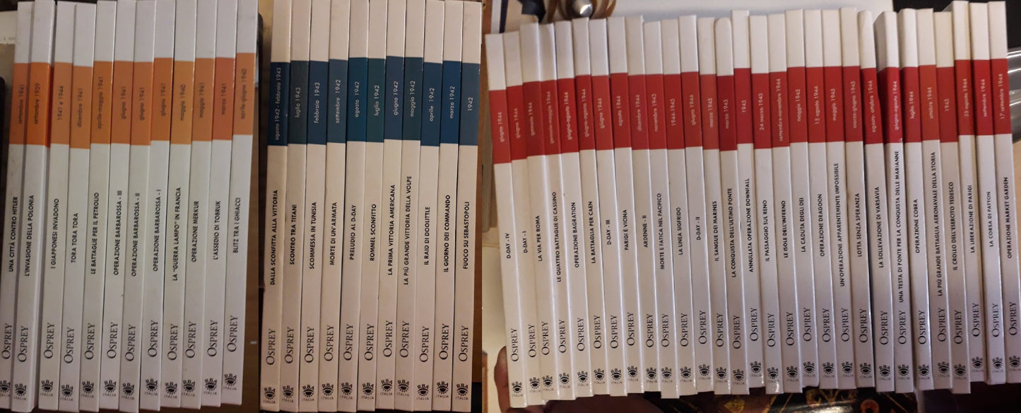 LS- LE GRANDI BATTAGLIE DELLA SECONDA GUERRA MONDIALE 52 VOLUMI-- RBA--- 2009- C- YFS999