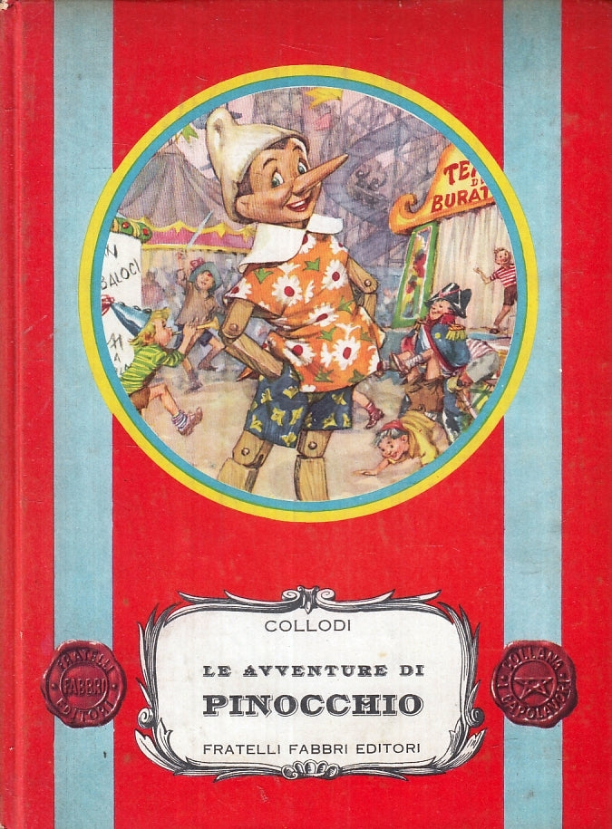 LB- LE AVVENTURE DI PINOCCHIO - COLLODI MARAJA - FABBRI --- 1955 - C - RGZ