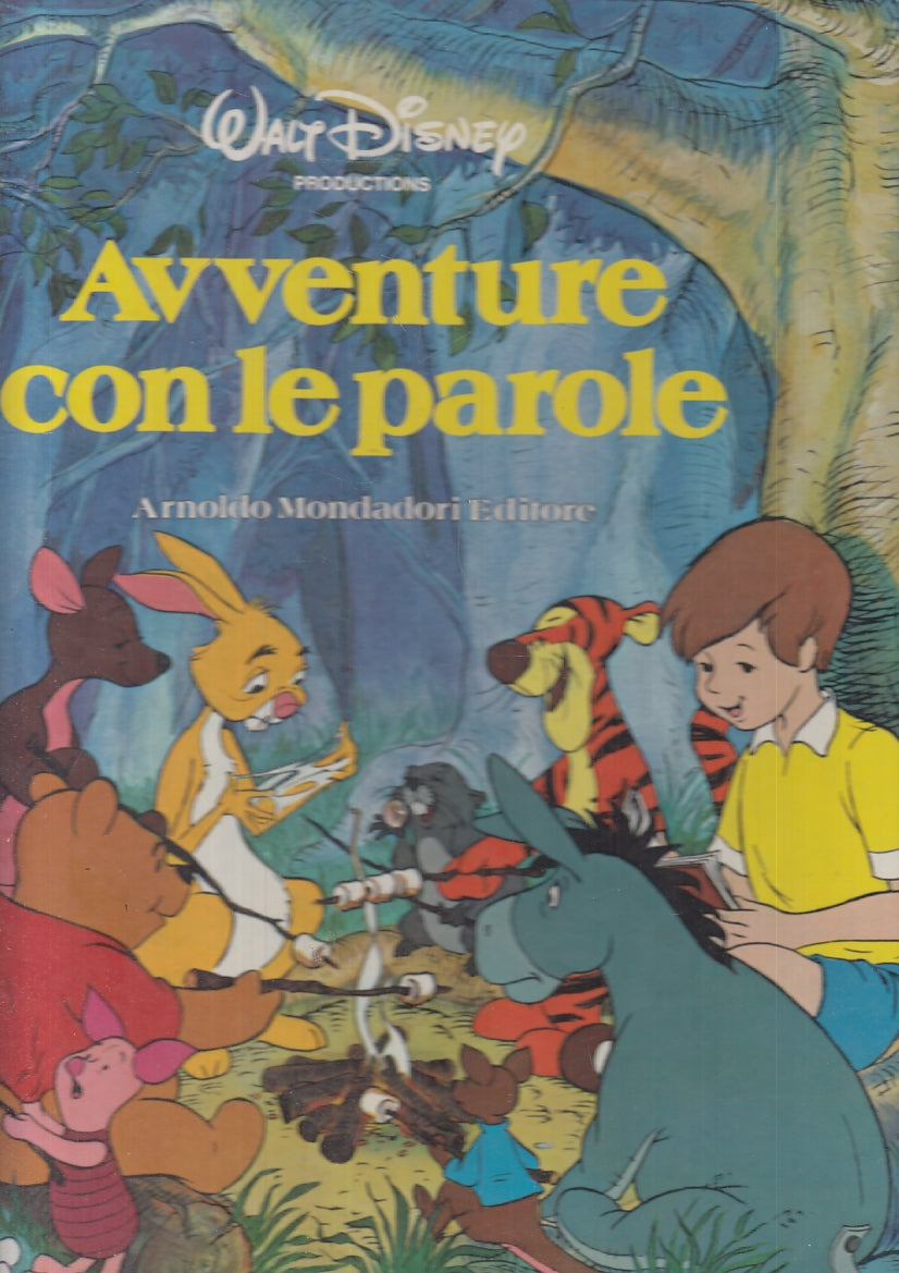 LB- AVVENTURE CON LE PAROLE -- MONDADORI - WALT DISNEY -- 1983 - C - RGZ