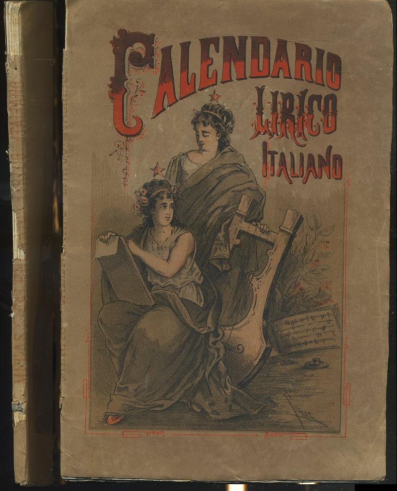 LH- CALENDARIO LIRICO ITALIANO EXTRACTO DATOS- DON JOAQUIN MERAS- 1877- B-XFS116