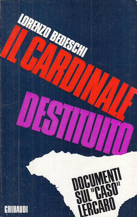 LS- IL CARDNALE DESTITUITO - BEDESCHI - GRIBAUDI - INTERVENTI --- B - YTS42