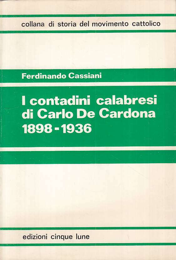 LS- CONTADINI CALABRESI DI CARLO DE CARDONA 1898 -- 5 LUNE --- 1976 - B - YTS168