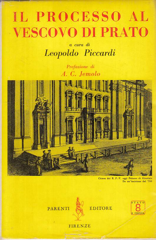 LS- IL PROCESSO AL VESCONO DI PRATO - PICCARDI - PARENTI --- 1958 - BS - YTS251