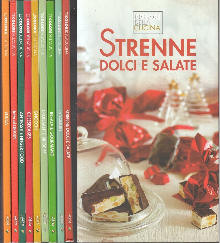 LK- COLORI DELLA CUCINA LOTTO 9 VOLUMI -- ALICE CUCINA --- 2012 - B - ZFS267
