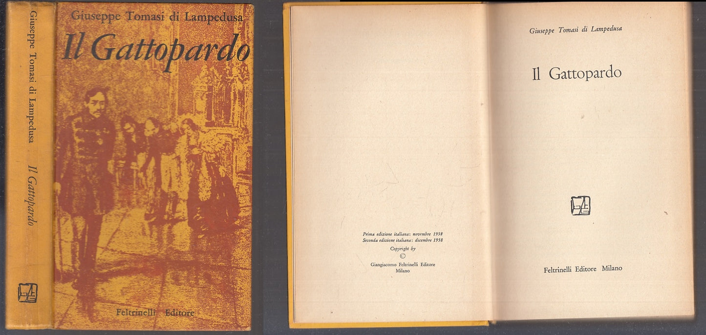 LN- IL GATTOPARDO - TOMASI DI LAMPEDUSA - FELTRINELLI -- 2a ED.- 1958- C- XFS57