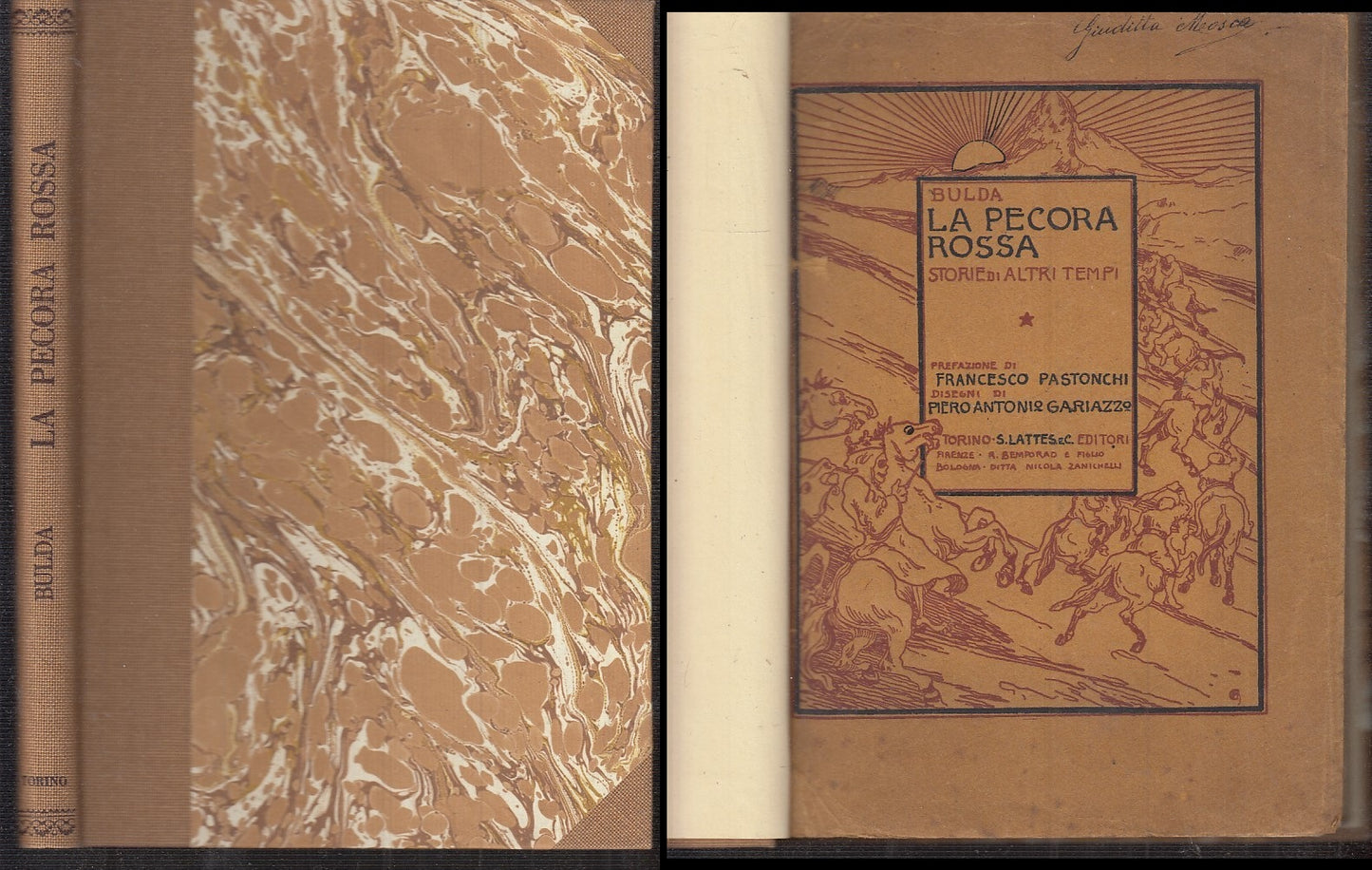 LN- LA PECORA ROSSA STORIE DI ALTRI TEMPI RILEGATO - BULDA GARIAZZO - C - XFS114