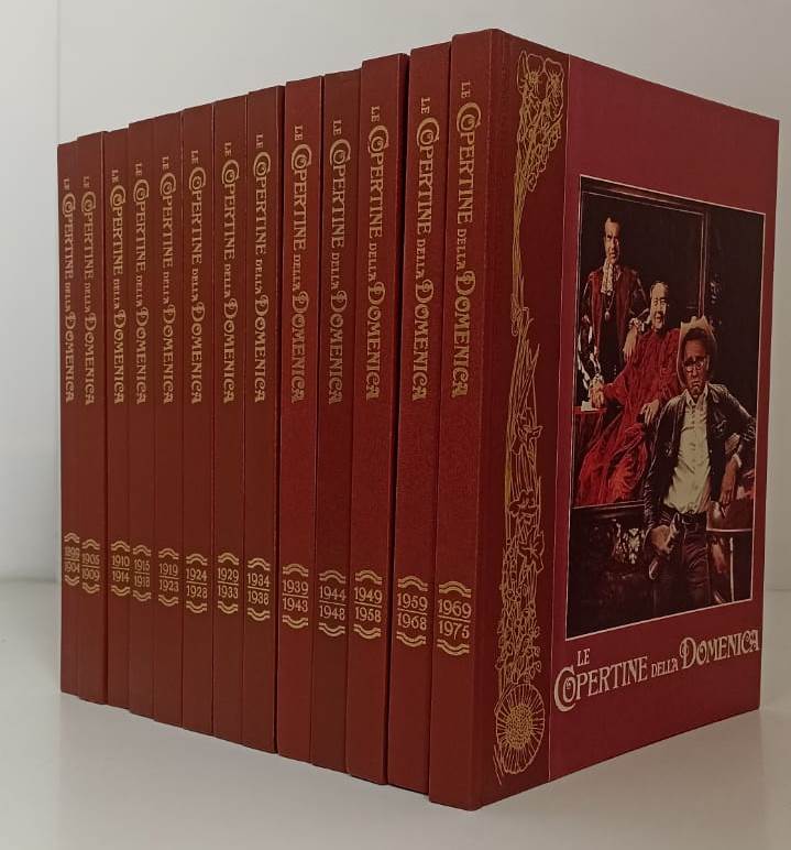 LZ- LE COPERTINE DELLA DOMENICA DEL CORRIERE 13 VOLUMI 1899/1975 + ALBUM - YFS