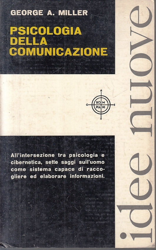LZ- PSICOLOGIA DELLA COMUNICAZIONE - GEORGE MILLER- IDEE NUOVE--- 1971- B- ZFS14