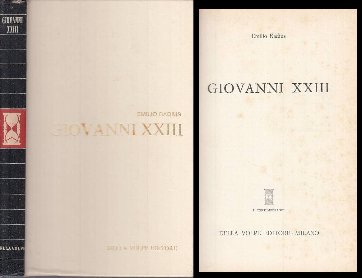 LS- GIOVANNI XXIII - EMILIO RADIUS - DELLA VOLPE - CONTEMPORANEI --- C - YTS23