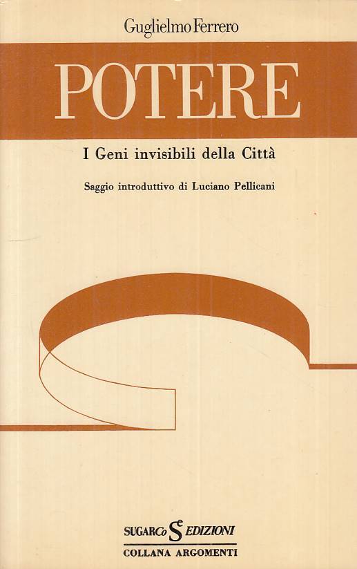 LS- POTERE I GENI INVISIBILI DELLA CITTA' - FERRERO- SUGARCO--- 1981 - B - ZTS54