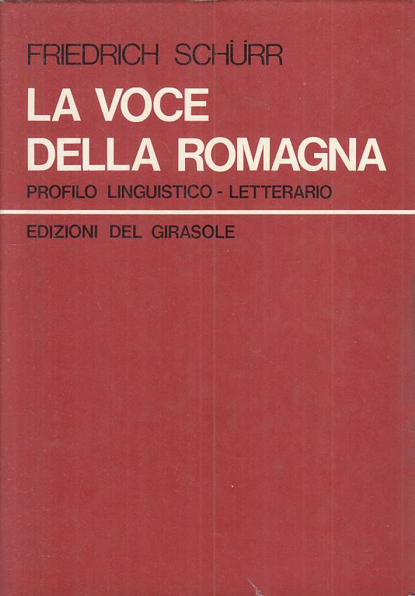 LS- LA VOCE DELLA ROMAGNA - SCHURR - DEL GIRASOLE --- 1974 - CS - ZTS454