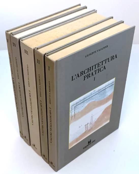 LZ- L'ARCHITETTURA PRATICA VOLUMI I/V ANASTATICA- GIUSEPPE VALADIER- 1992- C-YFS