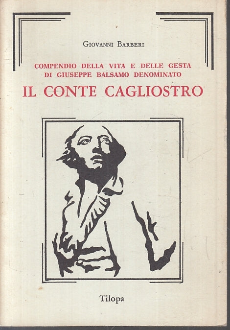 LN- IL CONTE CAGLIOSTRO - GIOVANNI BARBERI - TILOPA --- 1987 - B - ZFS156