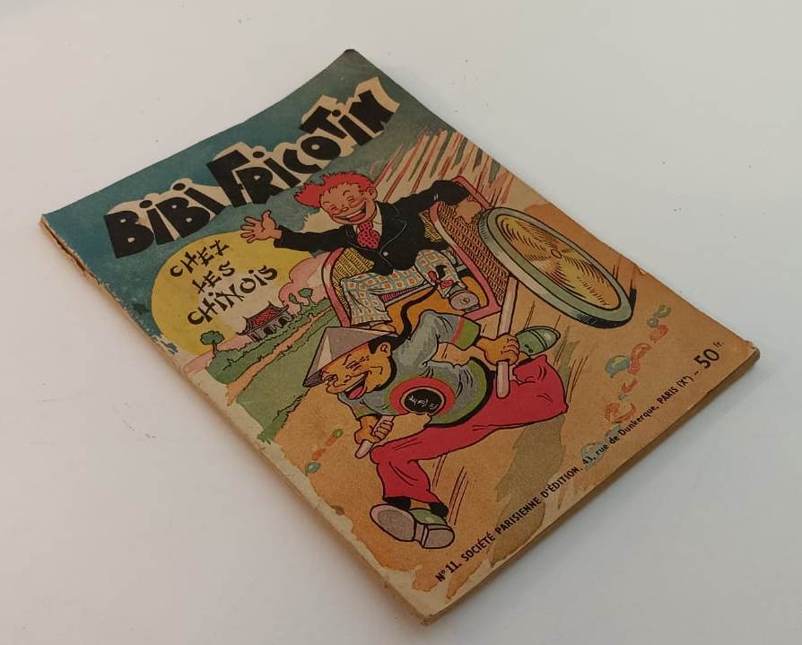 FZ- BIBI FRICOTIN N.11 CHEZ LES CHINOIS FRANCESE - CALLAUD -- 1950 - B - VCX