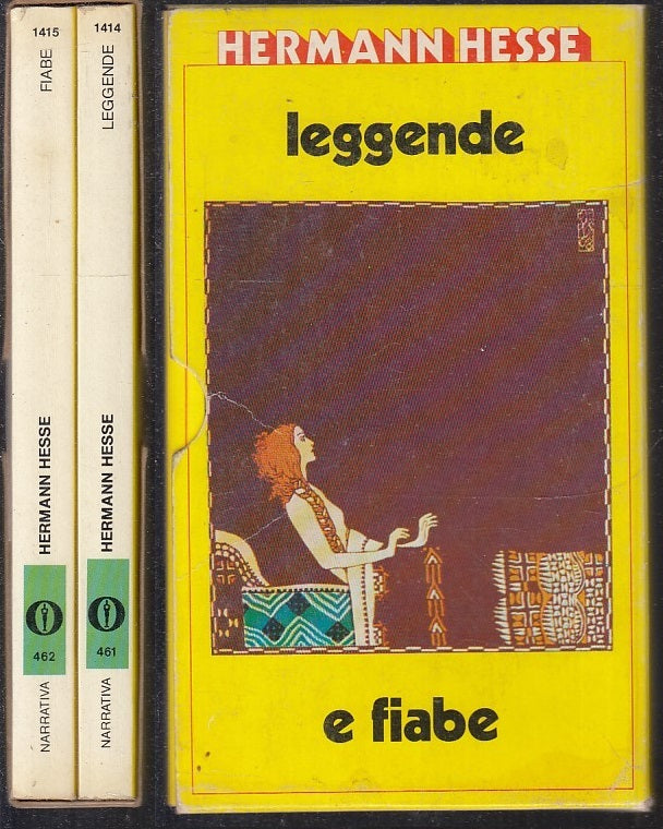 LN- LEGGENDE E FIABE 2 VOLUMI - HERMANN HESSE - MONDADORI - OSCAR-- 1981- B- XTS