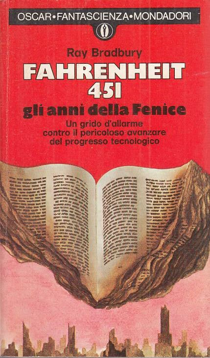 LN- FAHRENHEIT 451 - BRADBURY - MONDADORI - FANTASCIENZA --- B - ZFS238