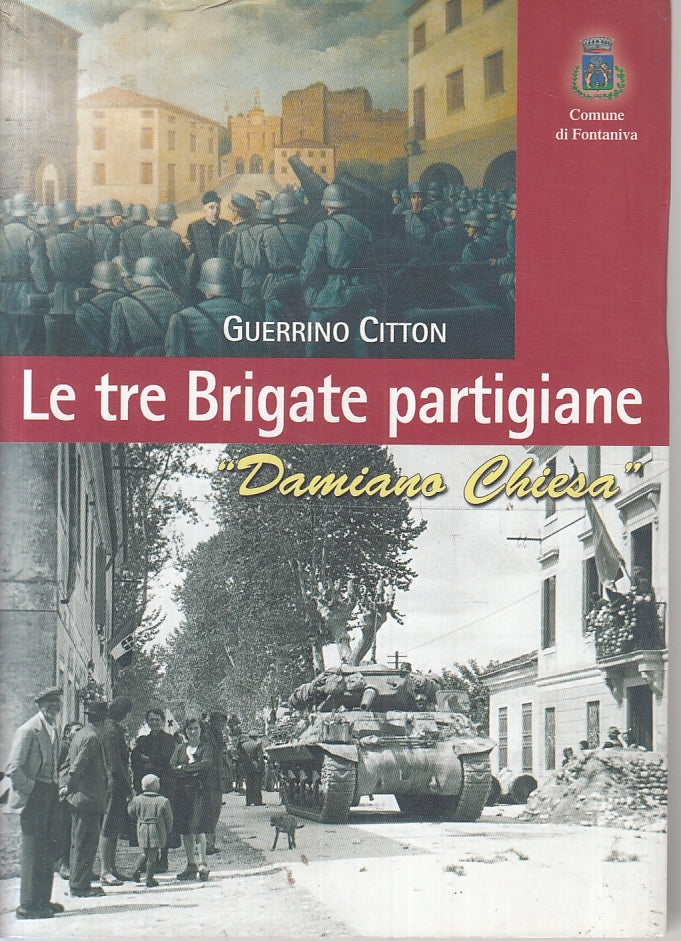 LS- LE TRE BRIGATE PARTIGIANE DAMIANO CHIESA - CITTON - FONTANA VIVA - B- ZTT364
