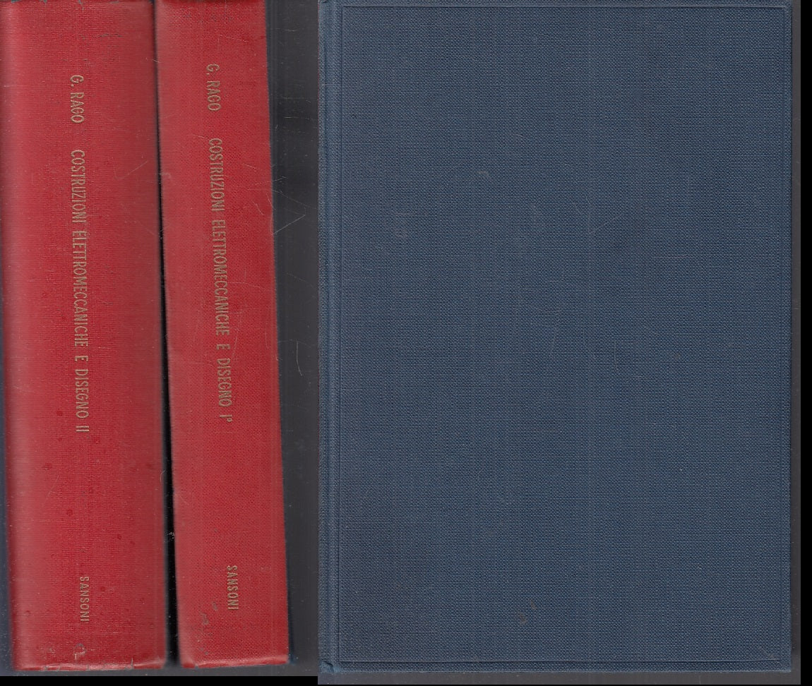 LZ- COSTRUZIONI ELETTROMECCANICHE E DISEGNO 1/2- RAGO- SANSONI--- 1968- C-ZFS509