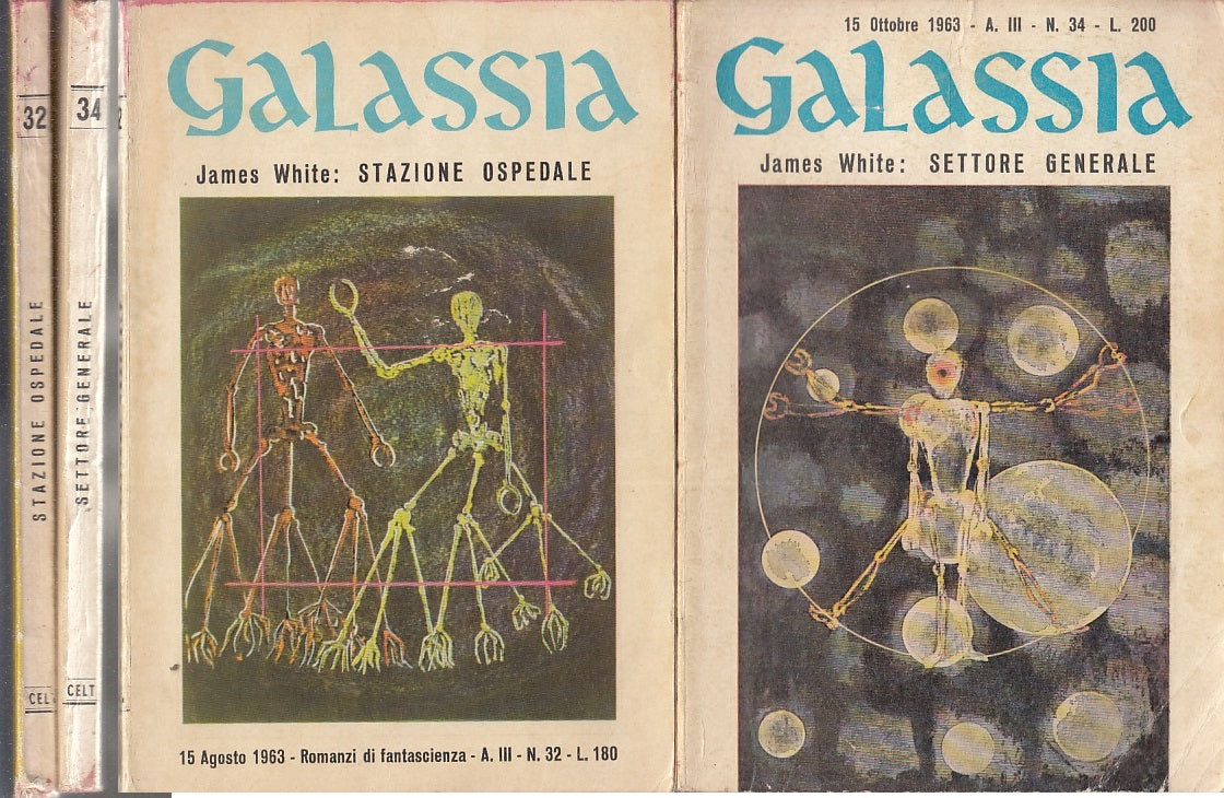 LF- GALASSIA 32,34 STAZIONE OSPEDALE SETTORE GENERALE- WHITE- TRIBUNA- 1963- B- YFS