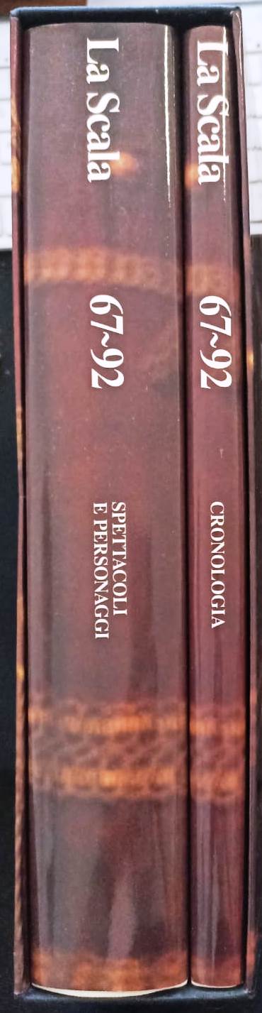 LT- LA SCALA 67/92 SPETTACOLI E PERSONAGGI CRONOLOGIA -- TEATRO--- 1993- CS- YFS