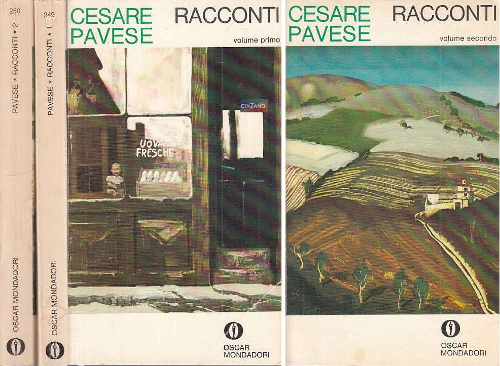 LN- RACCONTI 2 VOLUMI - PAVESE - MONDADORI -- 1a ED. - 1969 - B - ZFS50