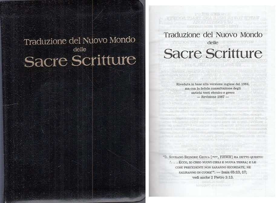 LD- TRADUZIONE DEL NUOVO MONDO DELLA SACRE SCRITTURE -- NWT ---- B - ZFS460