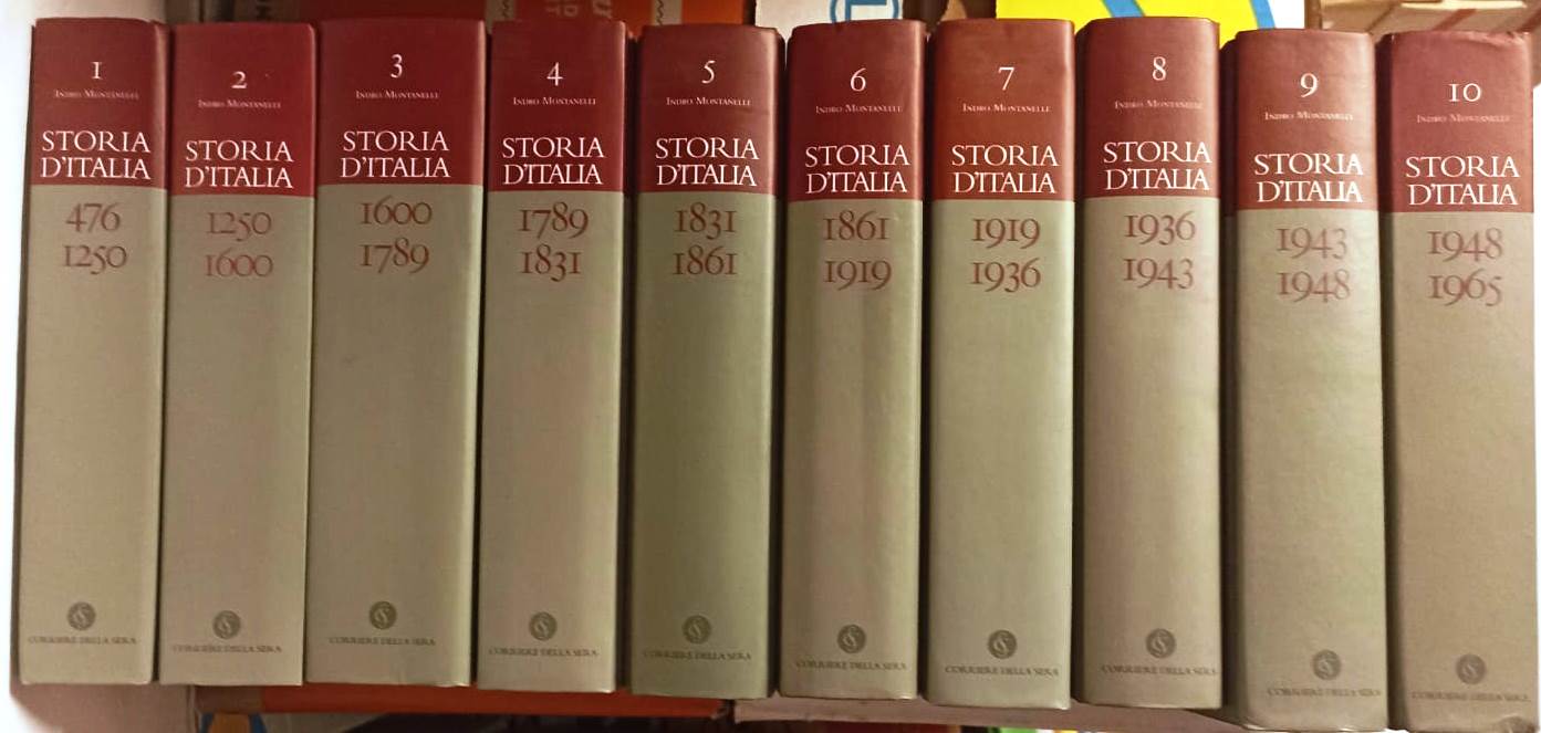 LS- STORIA D'ITALIA 1/12 + GRECIA + ROMA- MONTANELLI- CORRIERE SERA- 2003- C-YFS