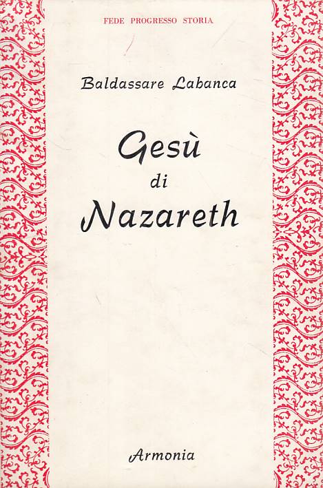 LS- GESU' DI NAZARET - LABANCA - ARMONIA --- 1972 - B - ZFS159