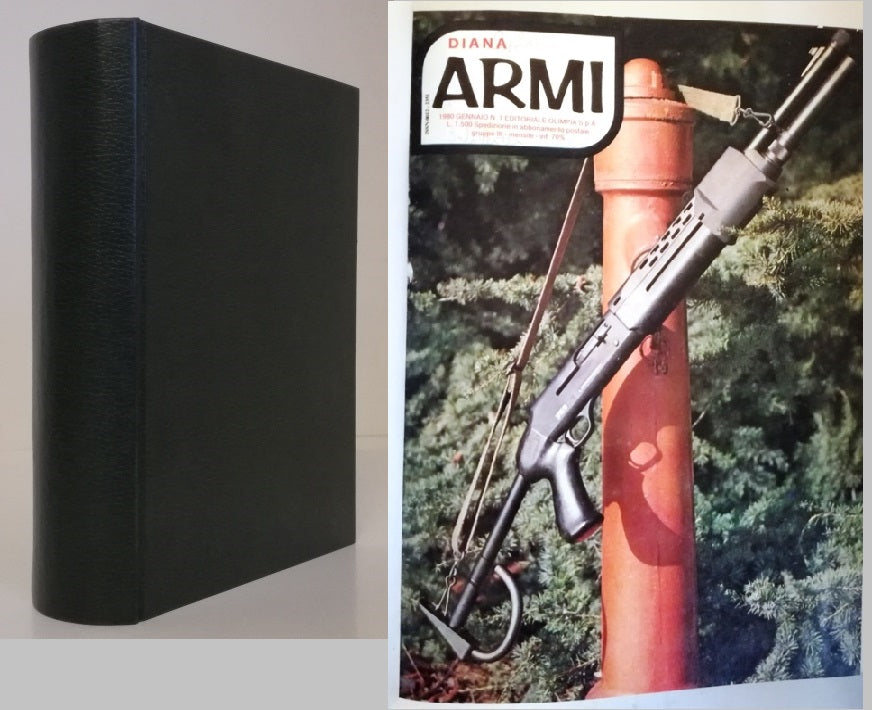 LR- VOLUME RILEGATO RIVISTA DIANA ARMI 1/12 ANNATA COMPLETA 1980- OLIMPIA-ZFS677