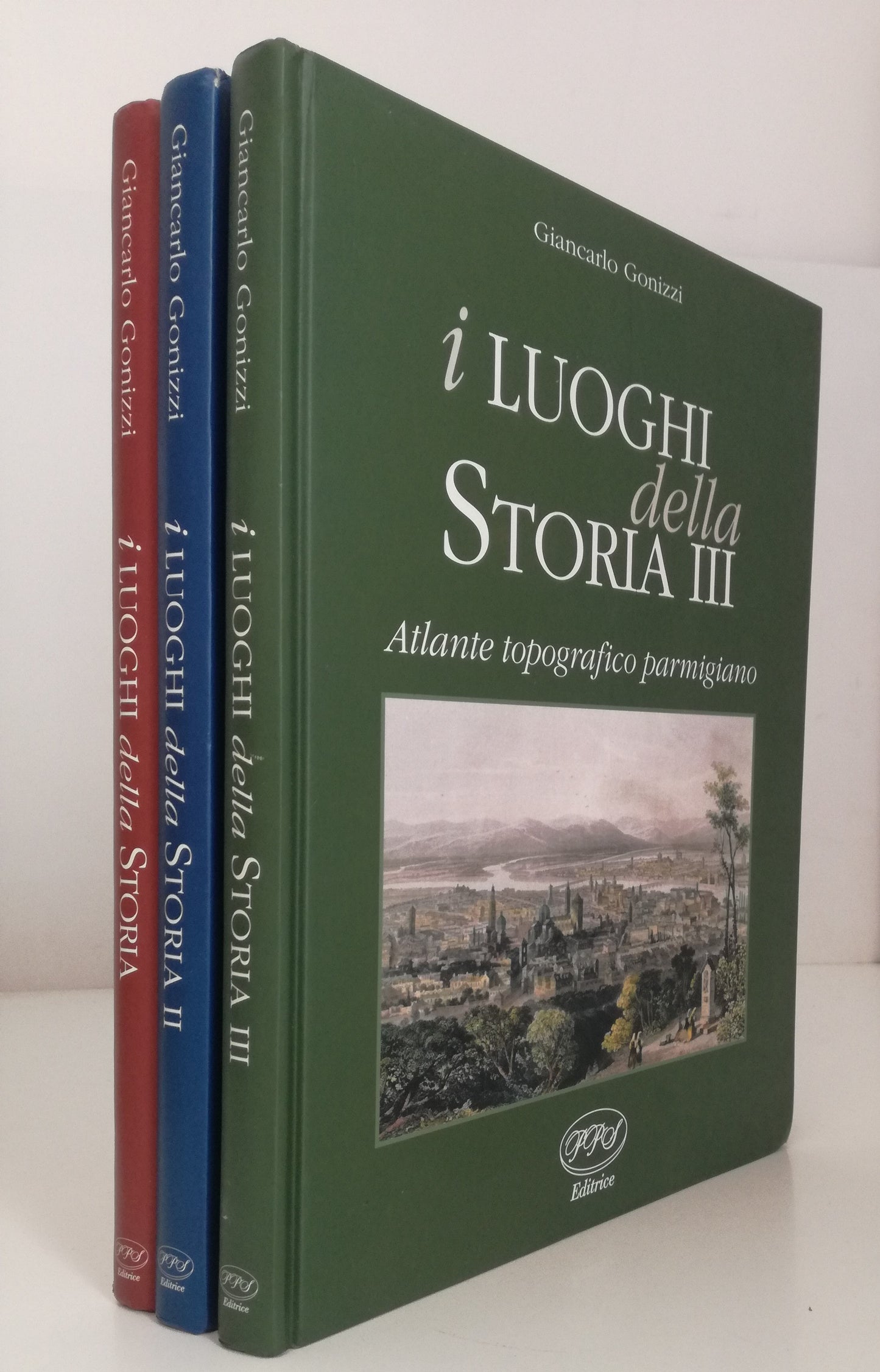 LV- I LUOGHI DELLA STORIA 3 VOLUMI - GIANCARLO GONIZZI - PPS --- 2000 - C - WPR
