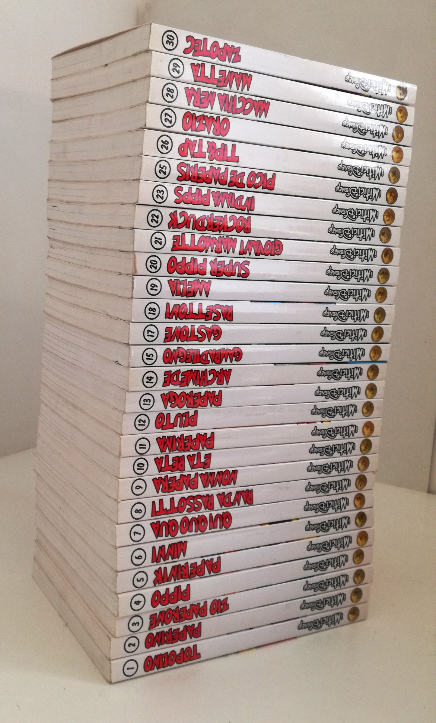 FD- I MITICI DISNEY 1/30 (-16,24) QUASI COMPLETA -- CORRIERE SERA - 2009- B- RGX