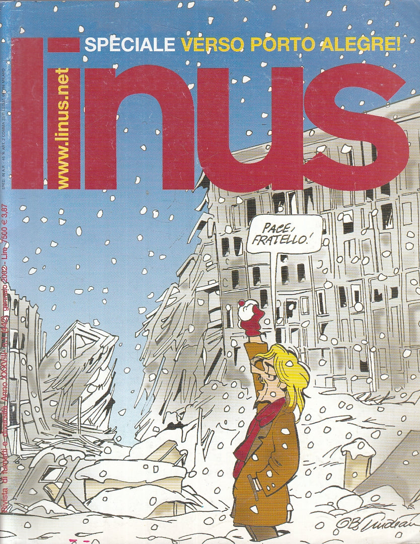 FR- RIVISTA LINUS ANNATA 2002 9 NUMERI LOTTO OFFERTA - MILANO LIBRI - S - VGX