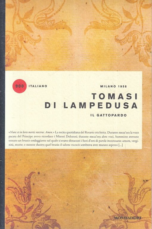 LN- IL GATTOPARDO - TOMASI DI LAMPEDUSA - MONDADORI - 900 ITALIANO --- B- ZFS441