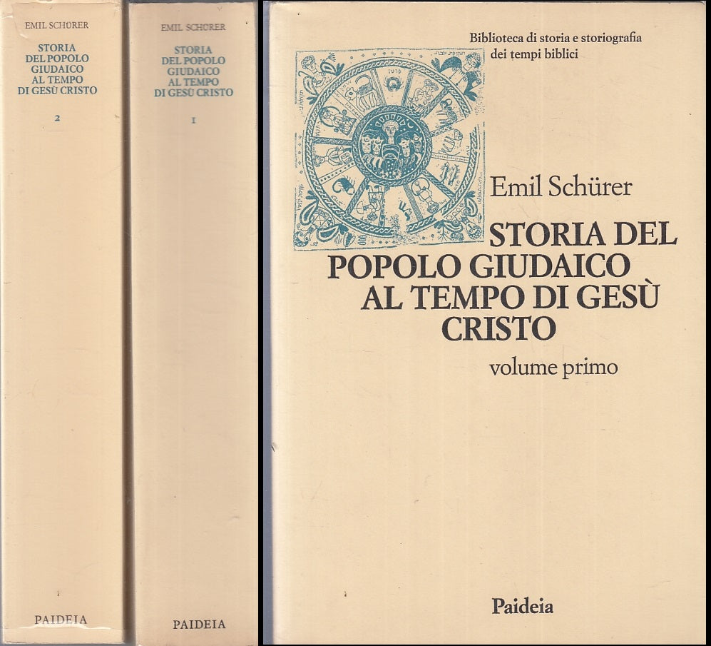 LD- STORIA POPOLO GIUDAICO AL TEMPO DI GESU' CRISTO 1/2- SCHURER- 1965- BS- XFS4