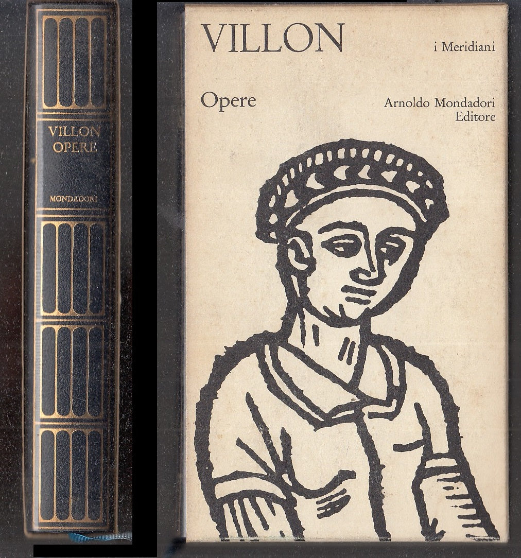LN- VILLON - OPERE - MONDADORI - I MERIDIANI - 1a ED. - 1971 - CS - XFS