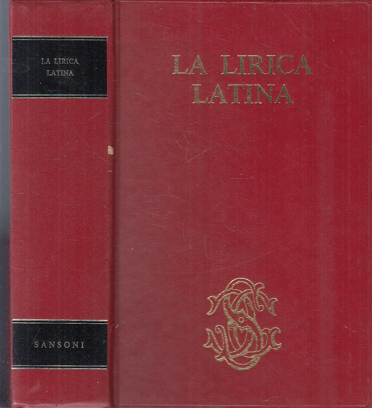 LN- LA LIRICA LATINA EZIO CETRANGOLO-- SANSONI- VOCI DEL MONDO-- 1983- C- ZFS283