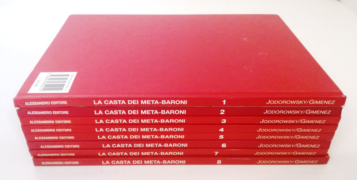 FV- LA CASTA DEI META-BARONI 1/8- JODOROWSKY GIMENEZ- ALESSANDRO EDITORE- C- VHX