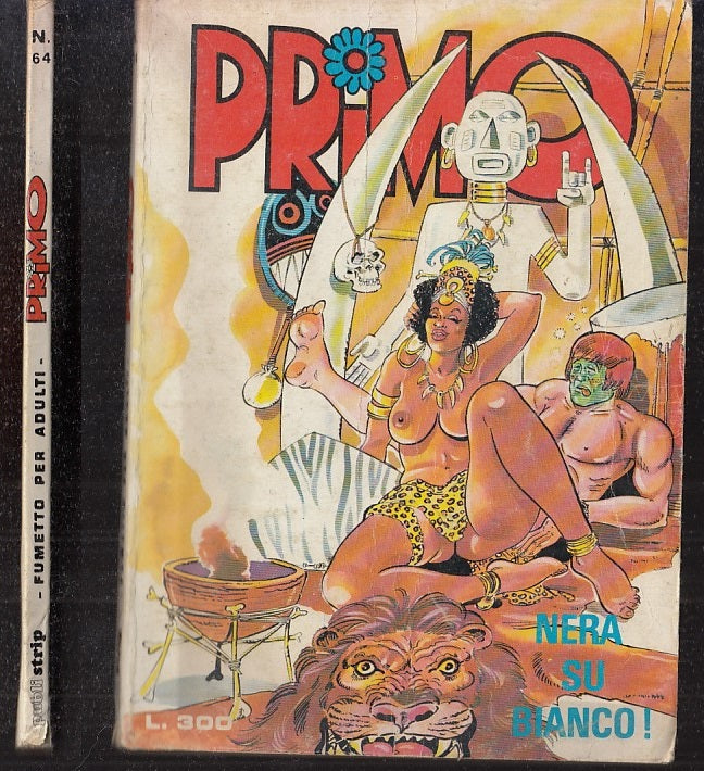 FP- PRIMO N.64 NERA SU BIANCO -- PUBLISTRIP - 1977 - B - VMX