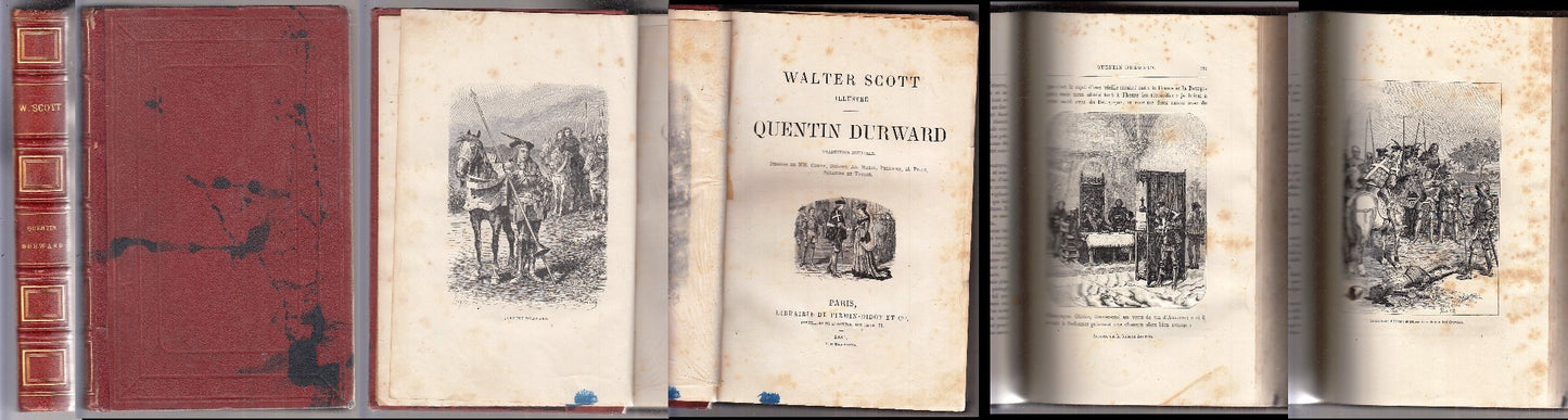 QUENTIN DURWARD ILLUSTRE' - WALTR SCOTT - FIRMIN DIDOT --- 1991 - C - XFS145