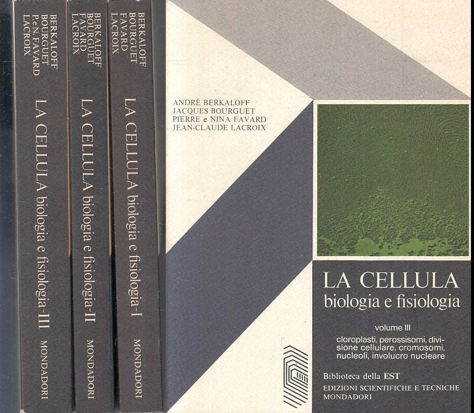 La cellula biologica e fisiologia volumi I/III - Mondadori EST - ZFS221