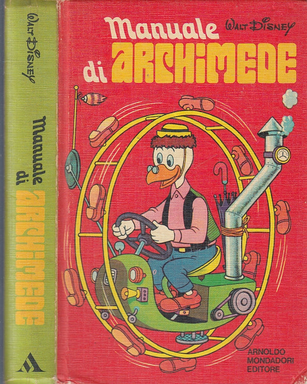 LB- MANUALE DI ARCHIMEDE - WALT DISNEY - MONDADORI ---- C- ZFS215