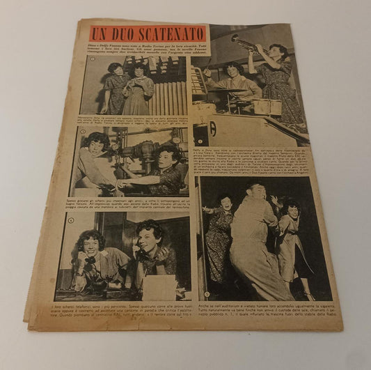 LR- TV SORRISI E CANZONI N.47 1954 RARO MARILYN MONROE E JOHNNIE RAY - ZFS583