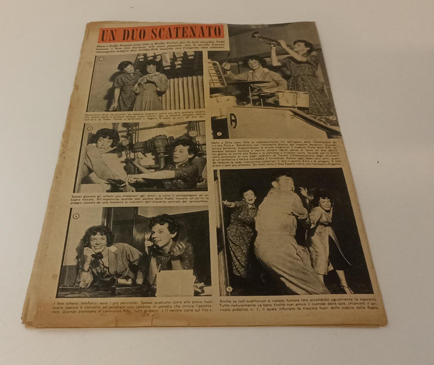 LR- TV SORRISI E CANZONI N.47 1954 RARO MARILYN MONROE E JOHNNIE RAY - ZFS583