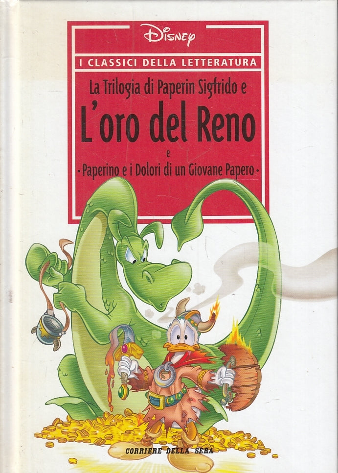FD- CLASSICI LETTERATURA 15 PAPERIN SIGFRIDO ORO DEL RENO-- DISNEY- 2006- C- H24