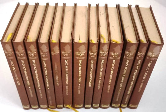 LG- TUTTI I CAPOLAVORI SHERLOCK HOLMES 13 VOLUMI - CONAN DOYLE - FABBRI- 2002- C