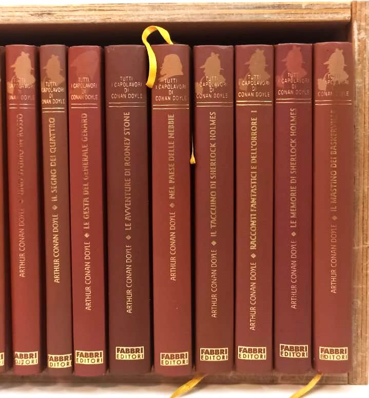 LG- TUTTI I CAPOLAVORI SHERLOCK HOLMES 24 VOLUMI - CONAN DOYLE - FABBRI- 2002- C