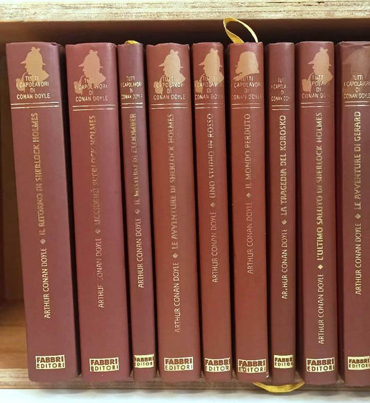 LG- TUTTI I CAPOLAVORI SHERLOCK HOLMES 24 VOLUMI - CONAN DOYLE - FABBRI- 2002- C